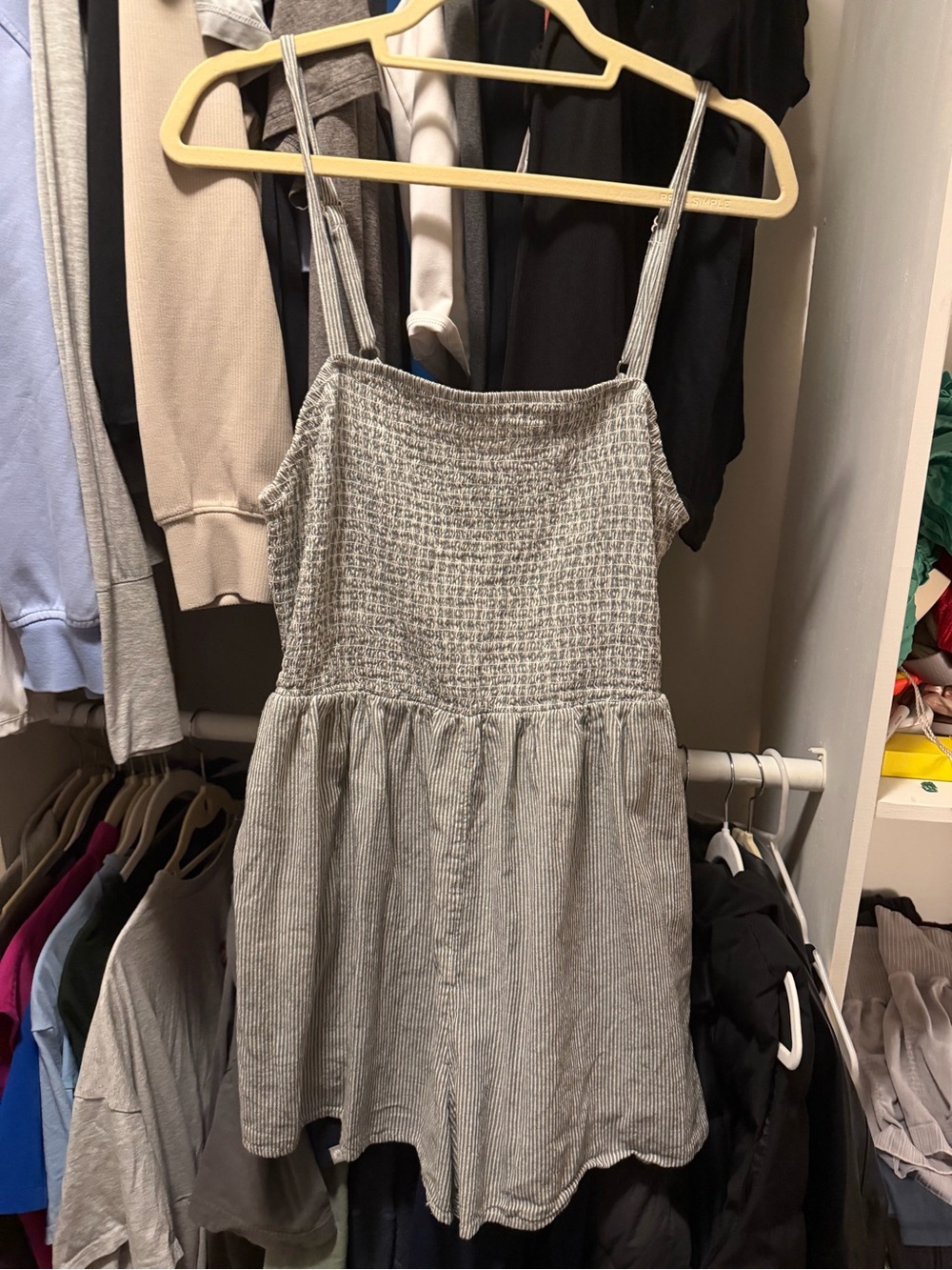 Women’s universal threads smocked romper